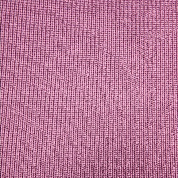 Lululemon Merino Wool Blend Ribbed Crew Neck Sweater Velvet Dust Pink Size 8 NEW